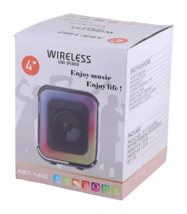 اسپیکر بوم باکس مکعبی ABS 1402