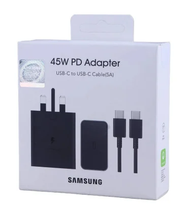 شارژر دیواری 45 وات سامسونگ + کابل EP-T4511xbegae PD