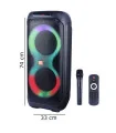 اسپیکر بلوتوثی چمدانی zqs 8280