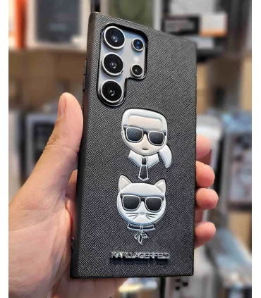 قاب s24 ultra کارل لاگرفلد چرم طرح 2