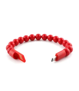 کابل شارژ میکرو اندروید پاور بانکی طرح دستبند