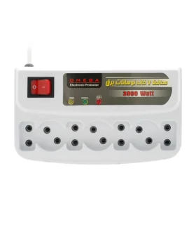 چند راهی یا محافظ برق امگا 7 خانه omega