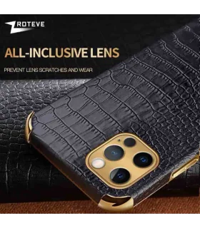 کاور اورجینال چرم کروکدیل ایفون 12 پرومکس iphone 12 pm