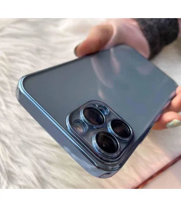 کاور اورجینال لاکچری کریستال شفاف دور رنگی ایفون apple iphone 13