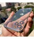 کاور اورجینال لاکچری کریستال شفاف دور رنگی ایفون apple iphone 13