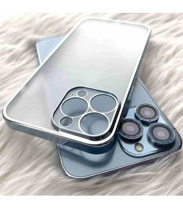کیس اورجینال لاکچری کریستال مات دور رنگی ایفون apple iphone 13 pro