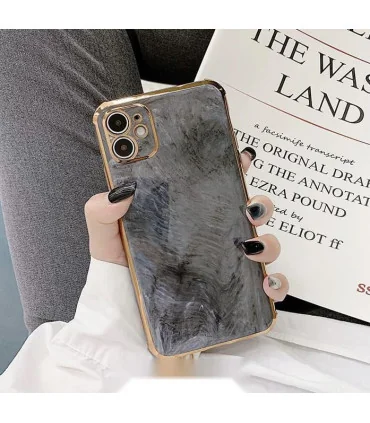 قاب گرانیتی دور طلایی ایفون 12 پرومکس