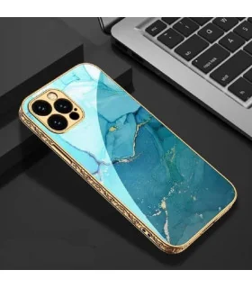 قاب حرفه ای GKK PLATING ایفون 12 پرومکس طرح فیروزه