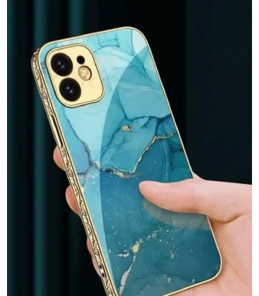 قاب حرفه ای GKK PLATING ایفون 12 پرومکس طرح فیروزه