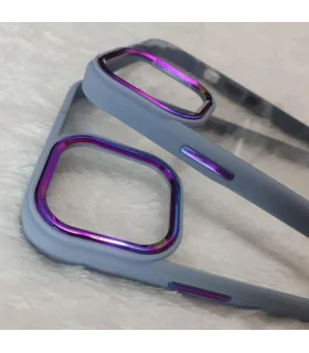 قاب یونیک دکمه و دور لنز 7 رنگ ایفون 12 پرومکس