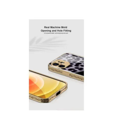 قاب GGK ایفون 12 پرومکس رگه طلایی