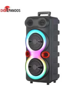 اسپیکر چمدانی با میکروفون X-BASS F88