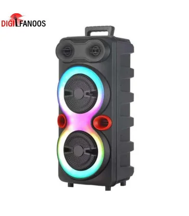 اسپیکر چمدانی با میکروفون X-BASS F88