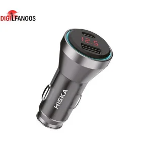 شارژر فندکی اصل هیسکا 43 وات سوپر فست شارژ hiska HCC-319