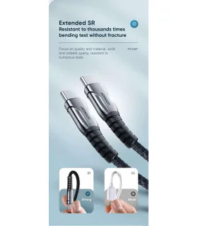 کابل دو سر تایپ سی 60 واتی جویروم joyroom k1