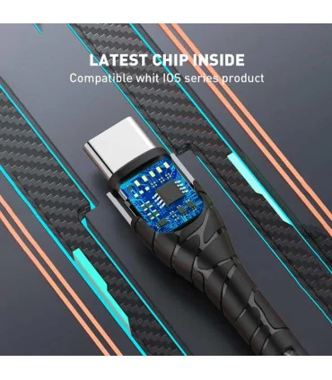 کابل تایپ سی به لایتنینگ 30 واتی کینگ استار K351 ic
