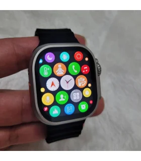 اپل واچ MT8 ULTRA همراه با نمایش لوگوی اپل