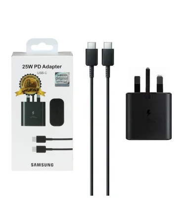 شارژر دیواری سامسونگ 25 واتی PD TA800 همراه کابل