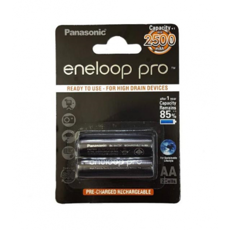 باتری قلمی قابل شارژ پاناسونیک مدل Eneloop Pro
