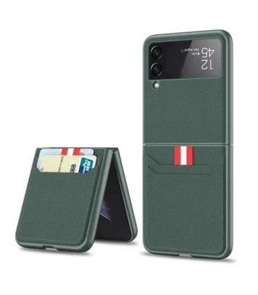 قاب چرم اورجینال gkk سامسونگ z filip 4