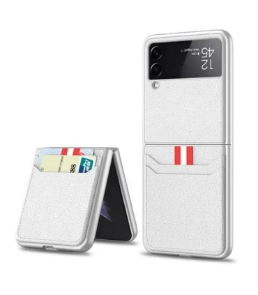 قاب چرم اورجینال gkk سامسونگ z filip 4