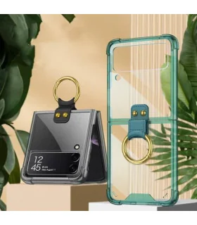 قاب کریستالی حلقه دار اورجینال gkk سامسونگ z flip 3