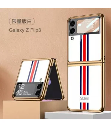 قاب اورجینال لایه رنگین کمانی gkk سامسونگ z flip 3