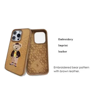 قاب پولو سانتا باربارا چرمی ایفون 13 پرومکس