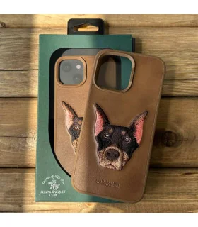 کاور پولو سانتا باربارا چرمی مدل wolf ایفون 13 پرو