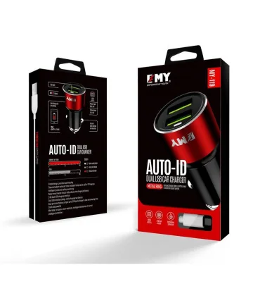 شارژر فندکی امی مدل MY-119 همراه با کابل MicroUsb