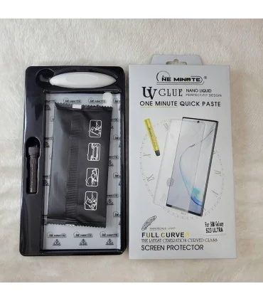 گلس اورجینال یو وی فول صفحه سامسونگ s22 ultra