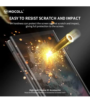 بهترین گلس s24 ultra mocoll curved full cover
