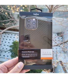 قاب کربنی ایفون 13 پرومکس kajsa carbon fiber back case