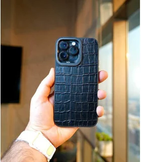 قاب چرمی ایفون 15 پرومکس kajsa neo croco back