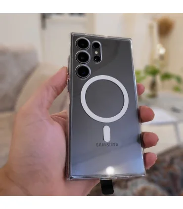 قاب اورجینال کریستالی s24 ultra اسپیگن liquid crystal