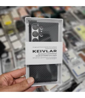 قاب s24 ultra کربنی KZDOO KEIVLAR