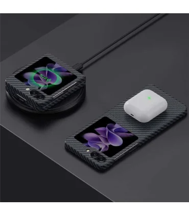 قاب اورجینال سامسونگ کربنی z flip 5