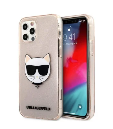 قاب ایفون 12 / 12 پرو کریستالی کارل لاگرفلد cg mobile