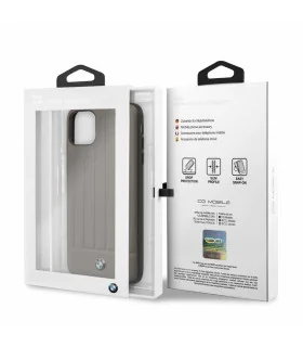 قاب چرم ایفون 12 پرومکس برند bmw cg mobile