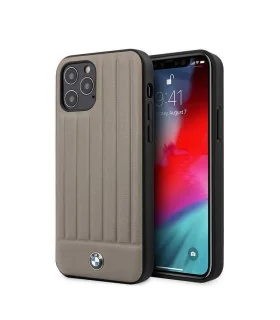 قاب چرم ایفون 12 پرومکس برند bmw cg mobile