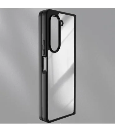 قاب z fold 5 شفاف دور سیلیکونی silicon clear cover