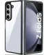 قاب z fold 5 شفاف دور سیلیکونی silicon clear cover