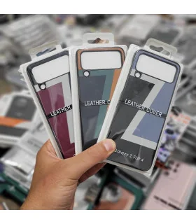 قاب چرمی سامسونگ z flip 4 leader cover