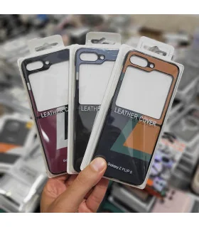 قاب چرمی سامسونگ z flip 5 lader cover