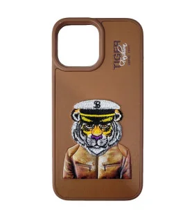 قاب چرمی پولو سانتا باربارا مدل tiger ایفون 14 پرومکس