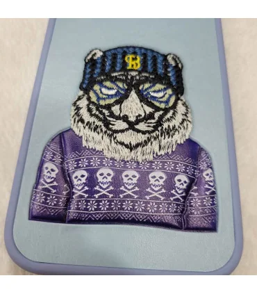 قاب چرمی پولو مدل ببر گوشی ایفون 13 پرومکس