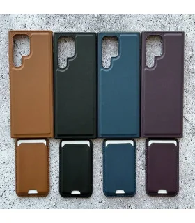 قاب چرمی s22 ultra ولت مگ سیف unique