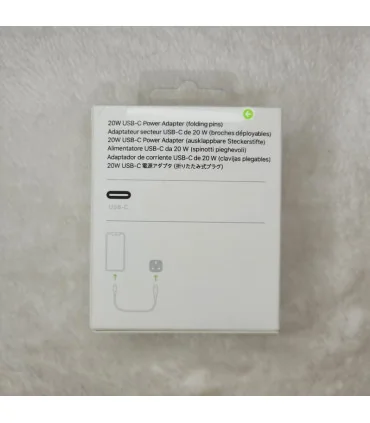شارژر اپل 20 وات اصلی mhjf3b/A