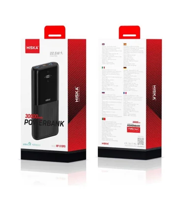 پاور بانک فست شارژ 30 هزار هیسکا 310 گارانتی دار