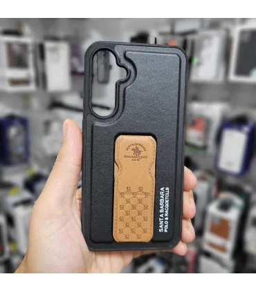 قاب چرمی s23 fe پولو استند دار